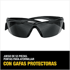 Set 52 Piezas Atornillar + Gafas Oscuras Dewalt Dt71550-qz 4