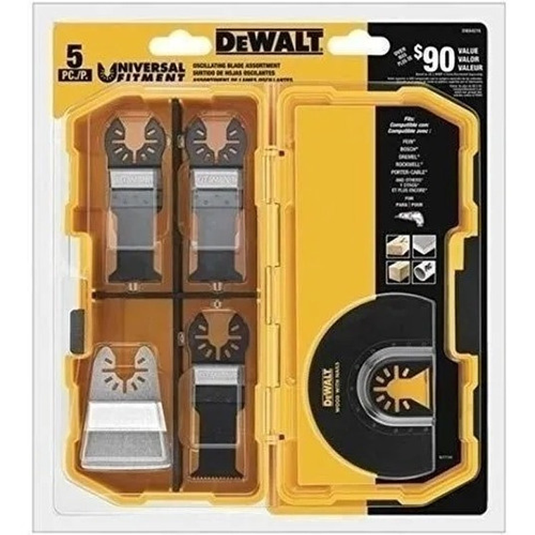Kit De Accesorios Oscilantes 5 Piezas Dewalt Dwa4216 6