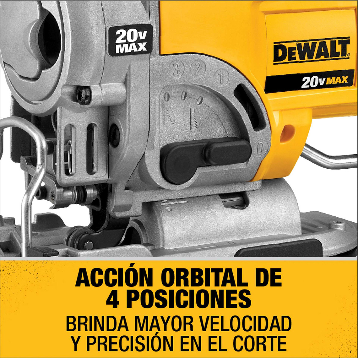 Sierra Caladora Inalámbrica Dewalt DCS331B 20V 4