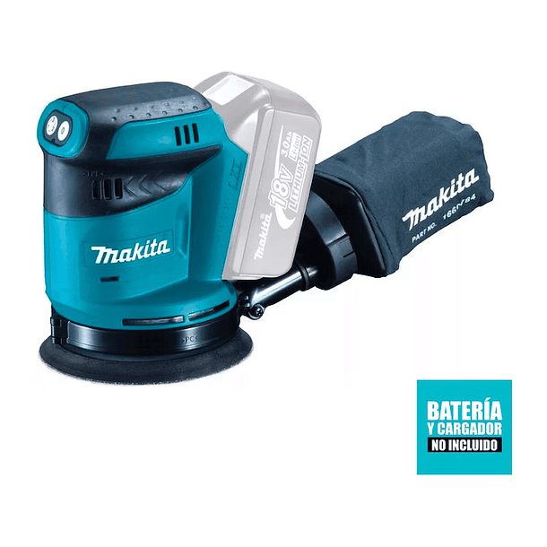 Lijadora Rotorbital 125mm 5' 18v Makita DBO180Z Sin Baterias 3