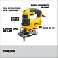 Sierra Caladora 650w Con Acción Orbital Dewalt Dw300-b2c - Miniatura 2