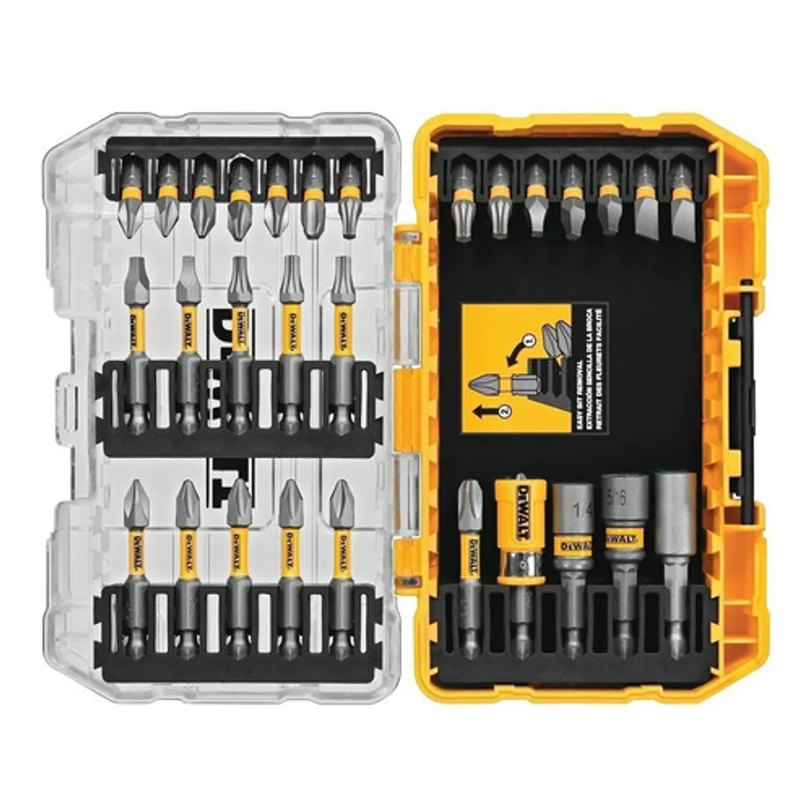 Set Juego De Puntas Max Fit Dewalt 30 Piezas Dwamf30 1