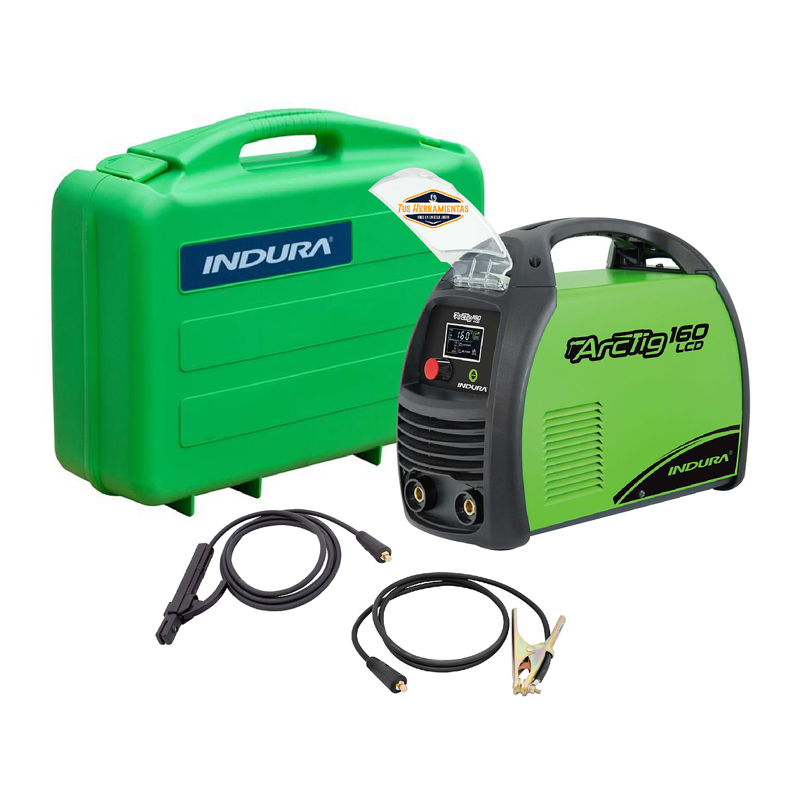 Soldadora Inverter Indura 160 Amp Arctig 160 LCD 1