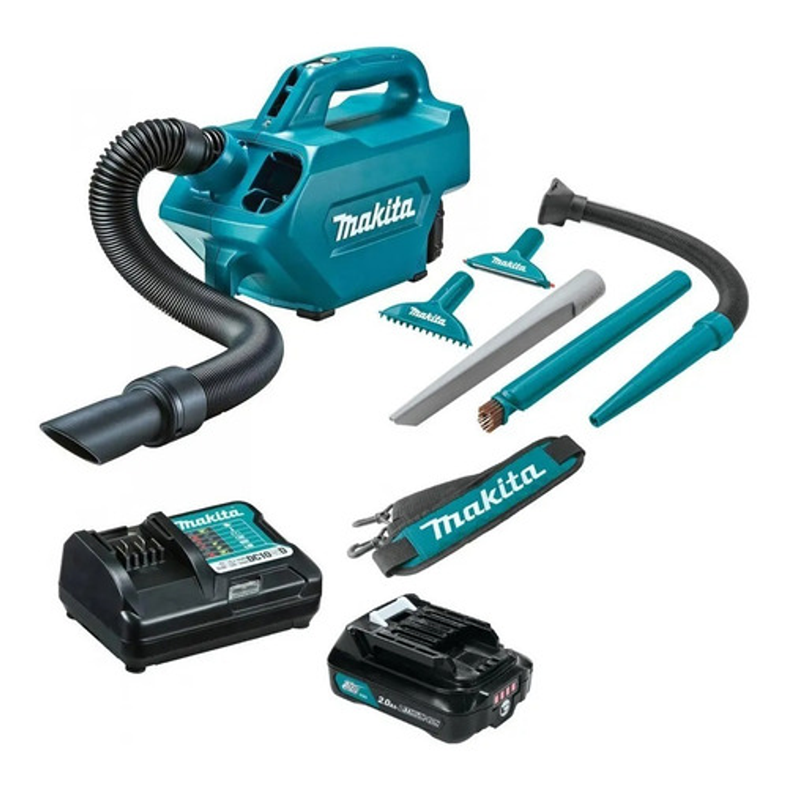 Aspiradora Inalámbrica Portátil 12v Makita Cl121dwa 1