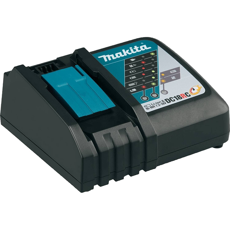 Cargador Rapido De Bateria 18v Lxt Makita Dc18rc 1