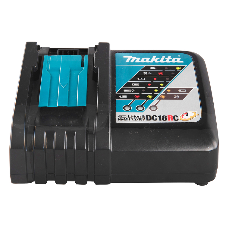 Cargador Rapido De Bateria 18v Lxt Makita Dc18rc 3