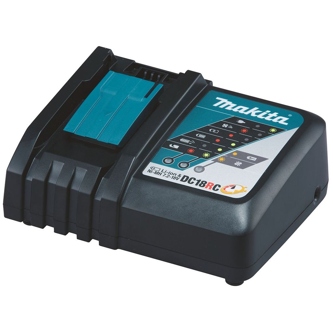 Cargador Rapido De Bateria 18v Lxt Makita Dc18rc 4