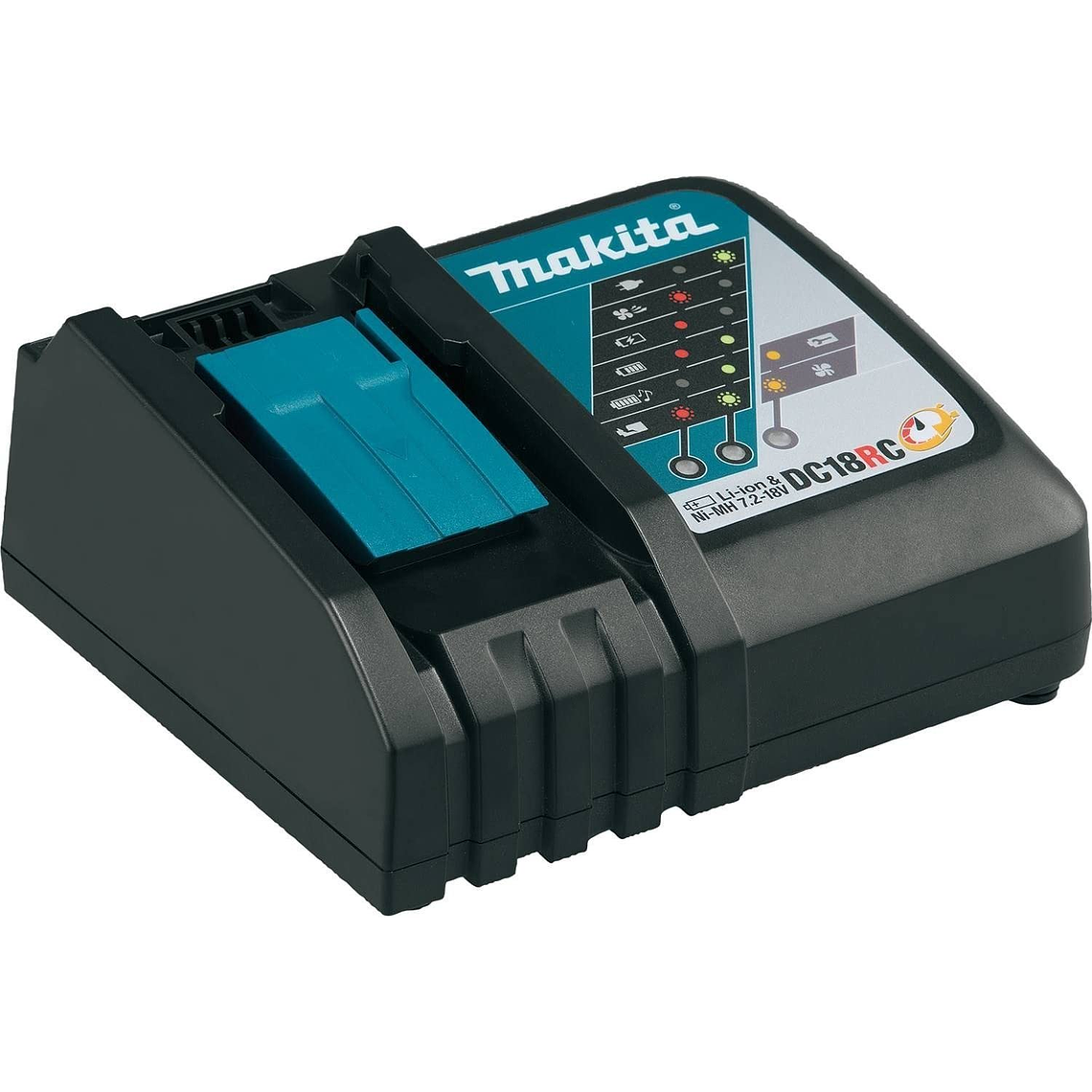 Cargador Rapido De Bateria 18v Lxt Makita Dc18rc 2