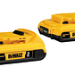 Kit 2 Baterias 20v 2ah Dewalt Dcb203 - Miniatura 2