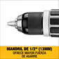 Taladro Percutor 20v S/carbones + 2 Bat 5ah Dewalt Dcd796p2 - Miniatura 5