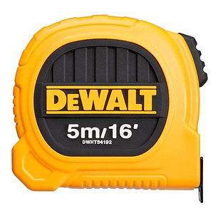 Huincha De Medir 5m/16' Diseño Compacto Dewalt DWHT34192L
