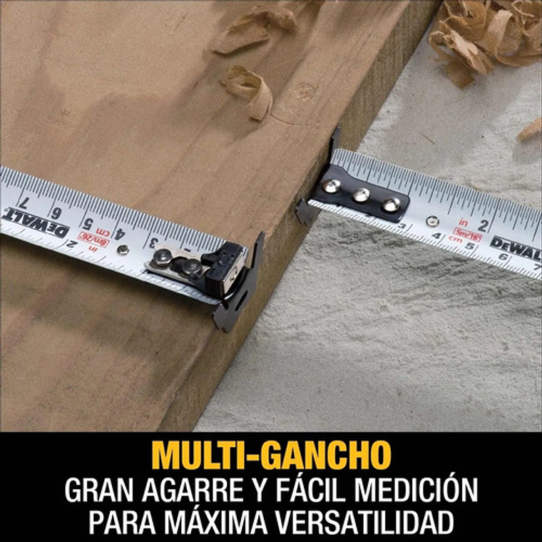Huincha De Medir 5m/16' Diseño Compacto Dewalt DWHT34192L 7