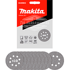 Discos Lija Velcro (10u) 125mm 5'' Grano 400 Makita D-65903 2