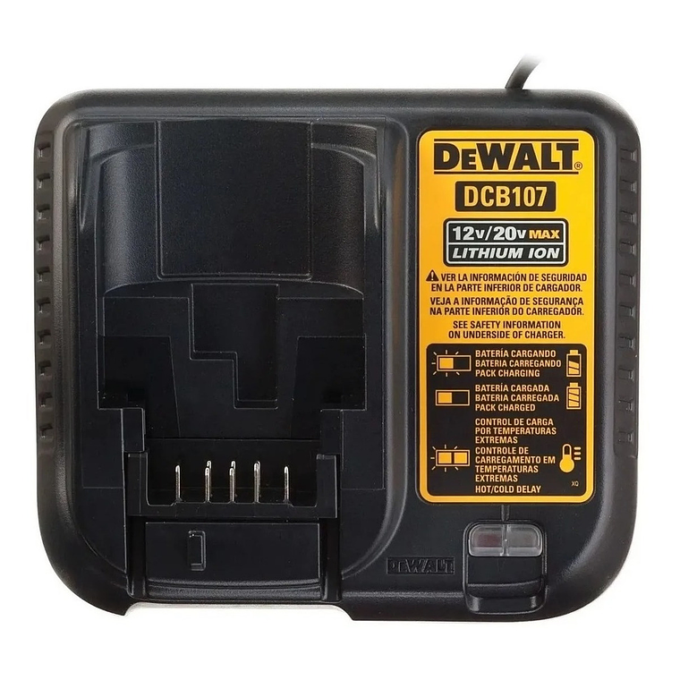 Kit Atornillador de impacto + Taladro Inalámbrico 20v Max... 7