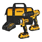 Kit Atornillador de impacto + Taladro Inalámbrico 20v Max... 2