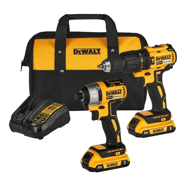 Kit Atornillador de impacto + Taladro Inalámbrico 20v Max... 2