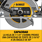 Sierra Circular 7-1/4 20v XR 2 Bat 5ah Dewalt DCS570H2 - Miniatura 8