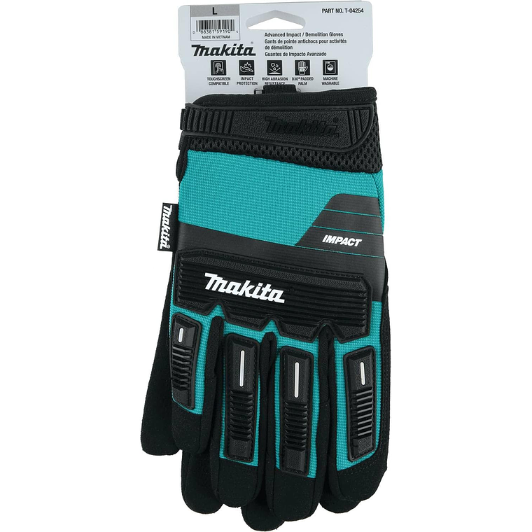 Guantes de demolición de impacto Makita T-04254 (Talla L) 3