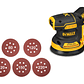 Lijadora Orbital Inalámb. 20v Xr Dewalt Dcw210b + 5 Lijas - Miniatura 3