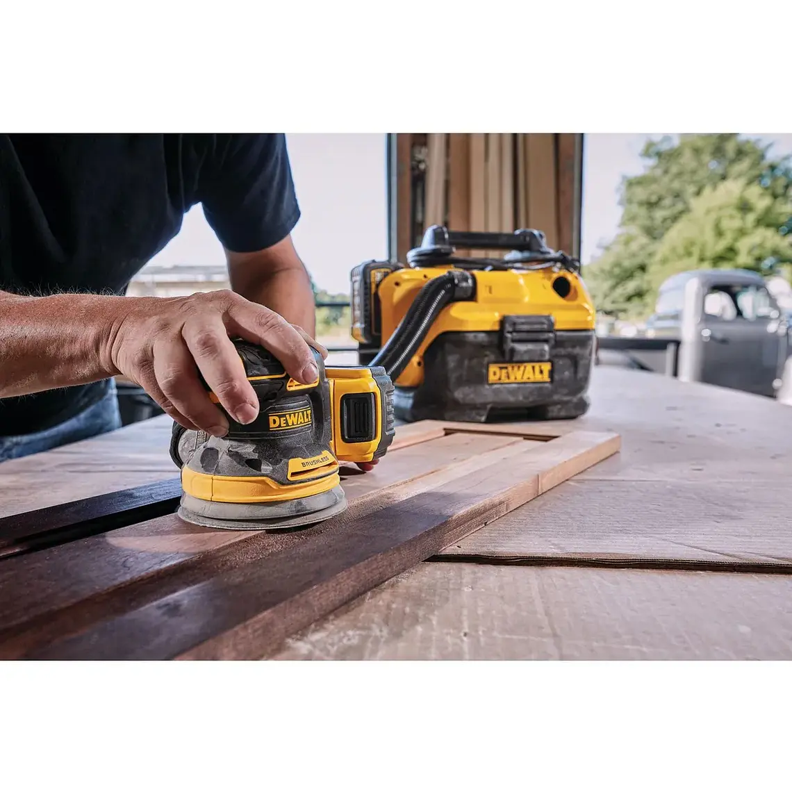 Lijadora Orbital Inalámb. 20v Xr Brushless Dewalt Dcw210p1 7