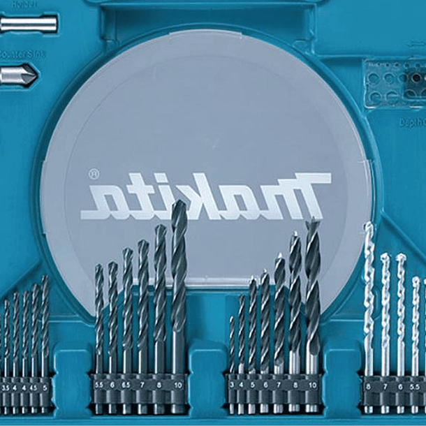 Maleta accesorios taladrar/ Atornillar 100 piezas Makita 3