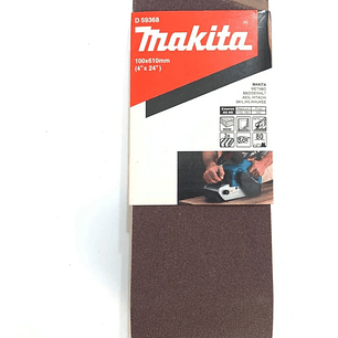 Lijas Banda (3unid) 4x24'' 610x100mm Grano 80 Makita D-59368
