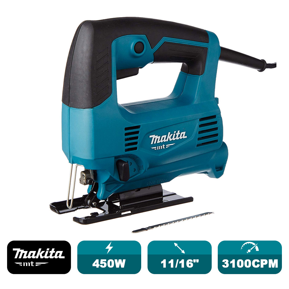 Sierra Caladora 450w Makita M4301b 2