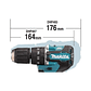 Taladro Percutor 18v Brushless Makita Dhp487SY2J/ 2 Baterias - Miniatura 4