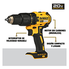 Taladro Percutor 20v Brushless Dewalt Dcd778b Sin Baterias 3