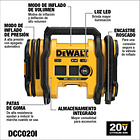 Inflador Neumatico 20v Max Dcc020ib Dewalt 3