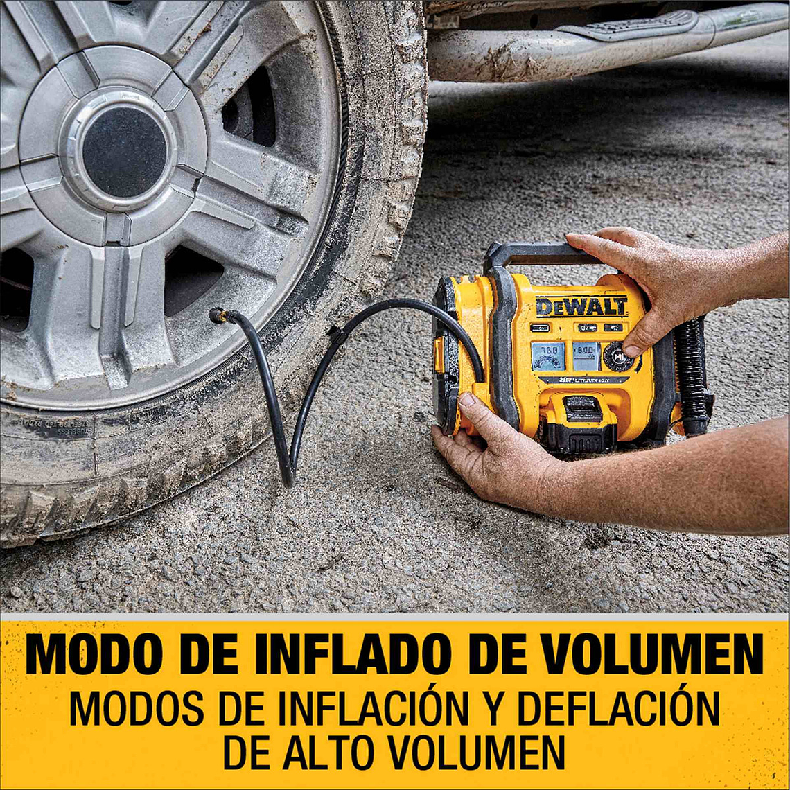 Inflador Neumatico 20v Max Dcc020ib Dewalt 8