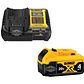 Kit Cargador Rápido Dcb1104 + Batería Xr 20v 4ah Dewalt - Miniatura 1