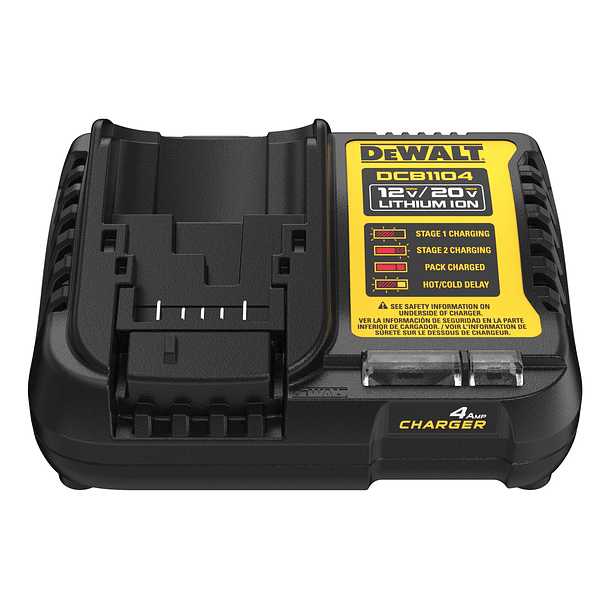 Kit Cargador Rápido Dcb1104 + Batería Xr 20v 4ah Dewalt 6