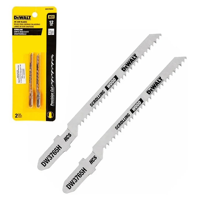 Set 2 Hojas De Calar Tipo T Scrol - Dewalt Dw3765h2 1