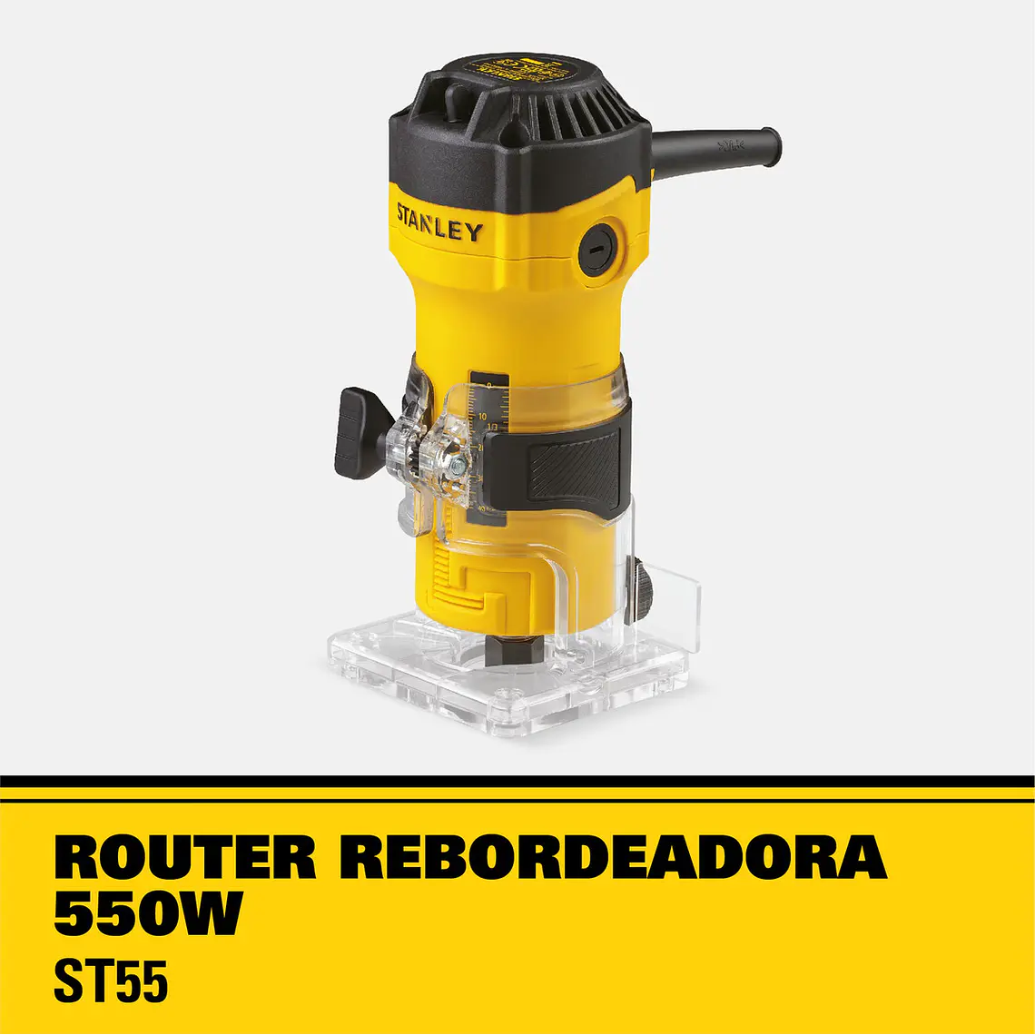 Rebajadora 550w 1/4 Stanley St55-b2c 3