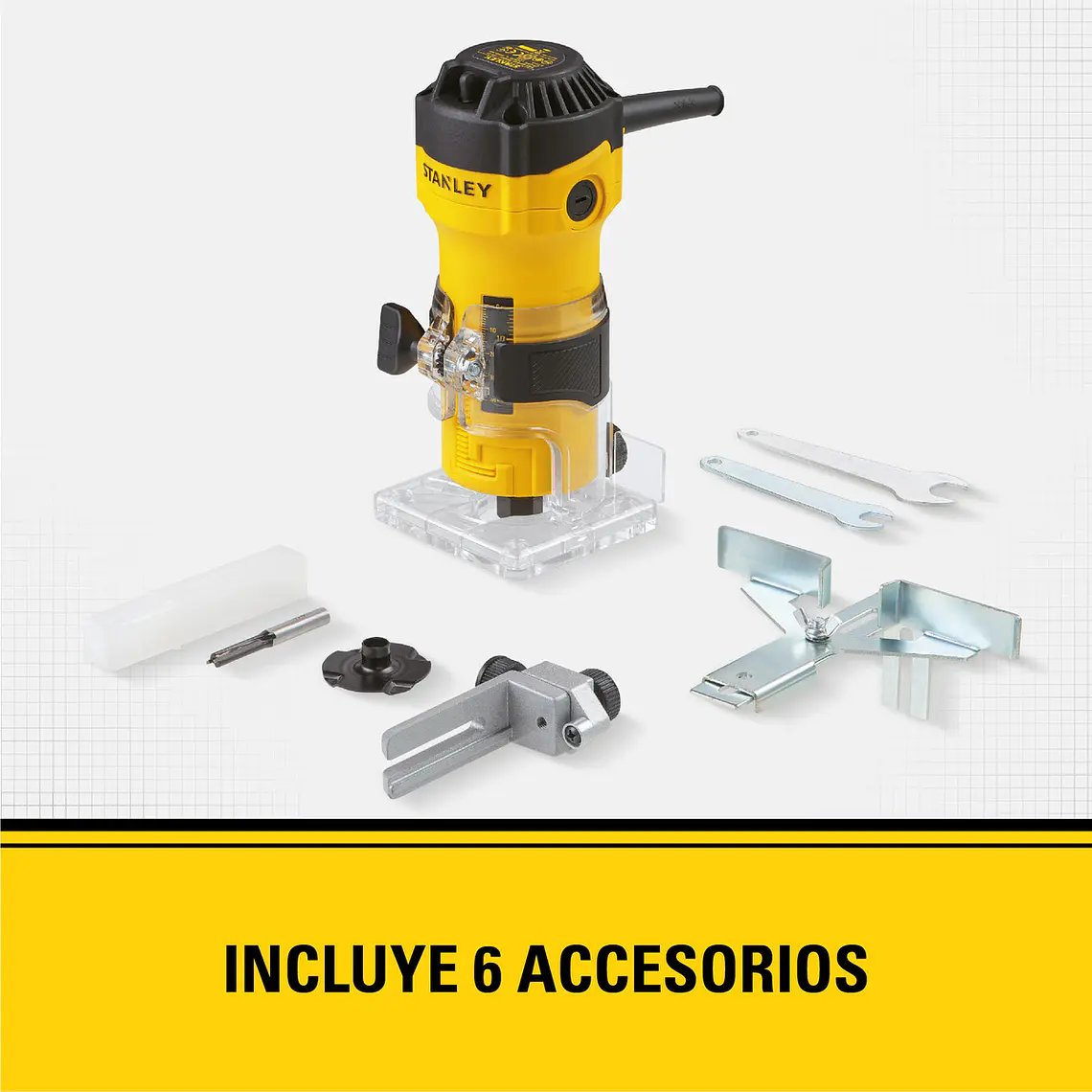 Rebajadora 550w 1/4 Stanley St55-b2c 6