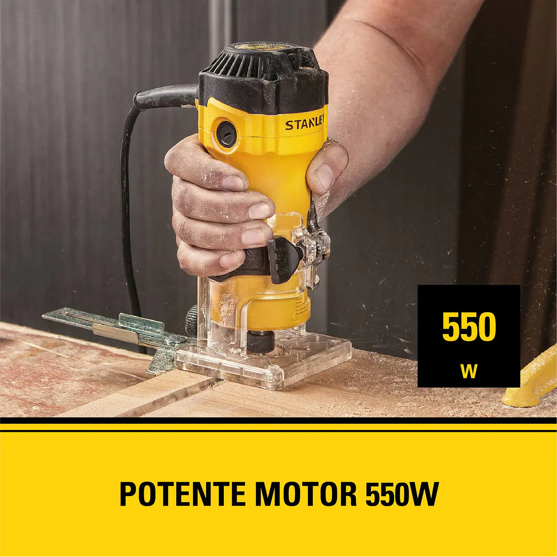 Rebajadora 550w 1/4 Stanley St55-b2c 10