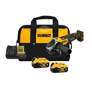 Esmeril Angular 4-1/2 20v + 2 Bat 4ah Dewalt Dcg413M2