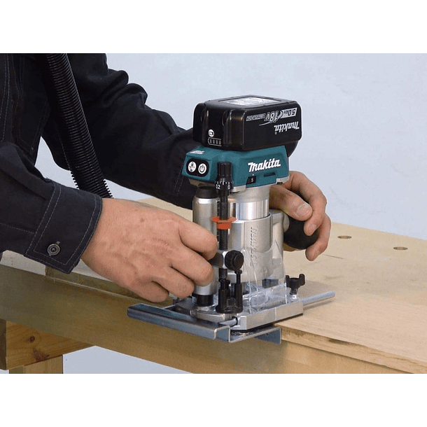 Fresadora Tupí Router 6-8mm 1/4-3/8'' 18v Makita Drt50z 6