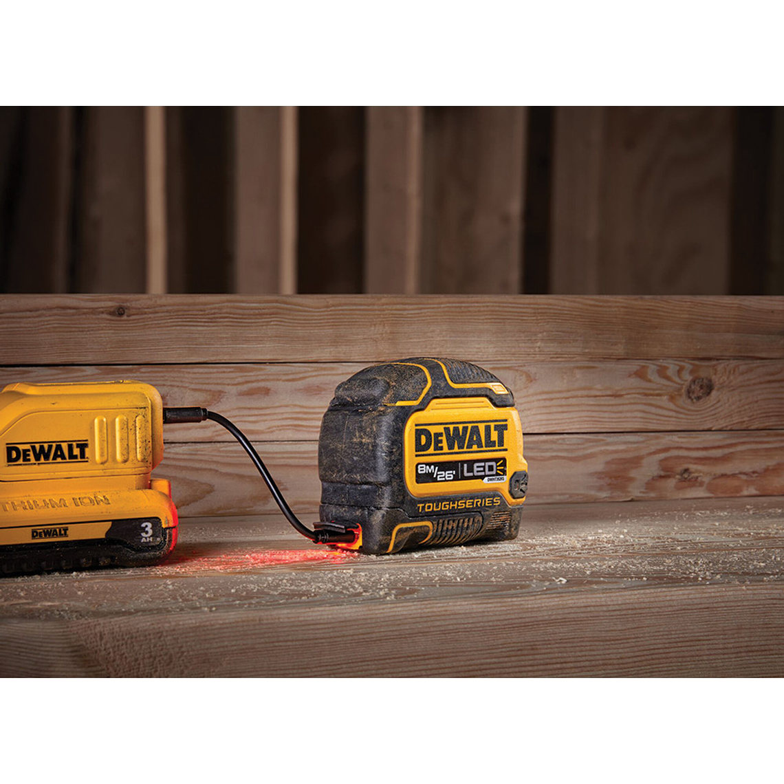 Huincha De Medir luz LED TOUGHSERIES 8m/26 Dewalt Dwht35268s 3