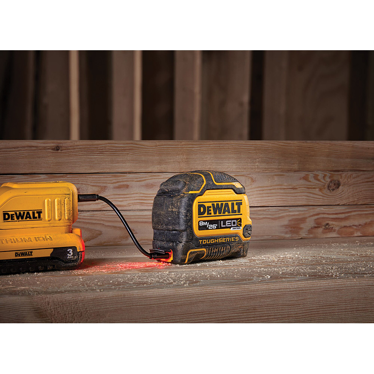 Huincha De Medir luz LED TOUGHSERIES 8m/26 Dewalt Dwht35268s 3