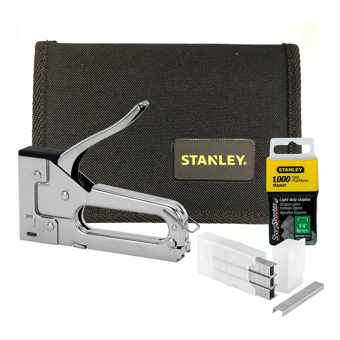 Engrapadora Metálica Trabajo Liviano + Grapas STANLEY TR45KC 1