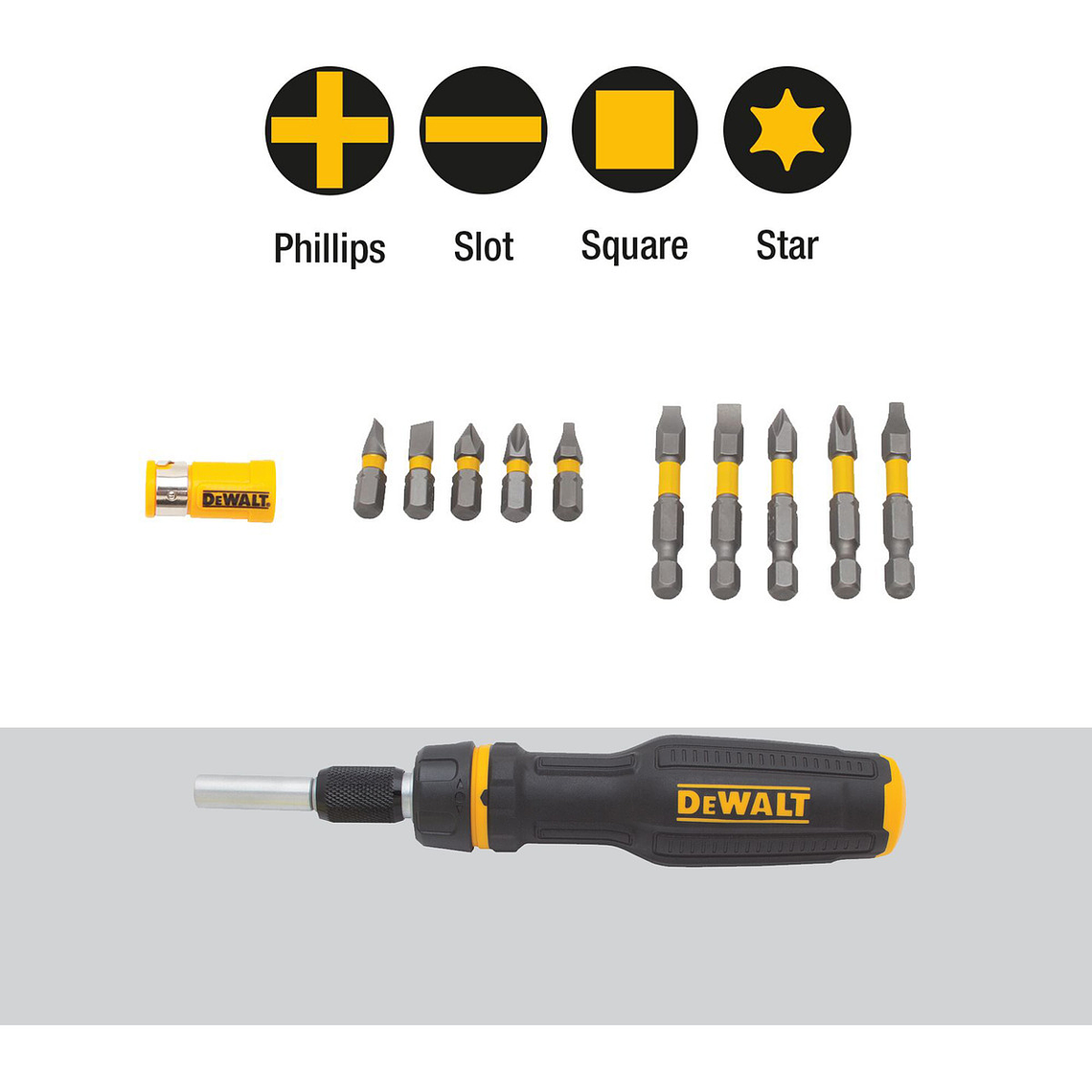 Set Destornillador Telescópico Multibroca Dewalt Dwht66567 4