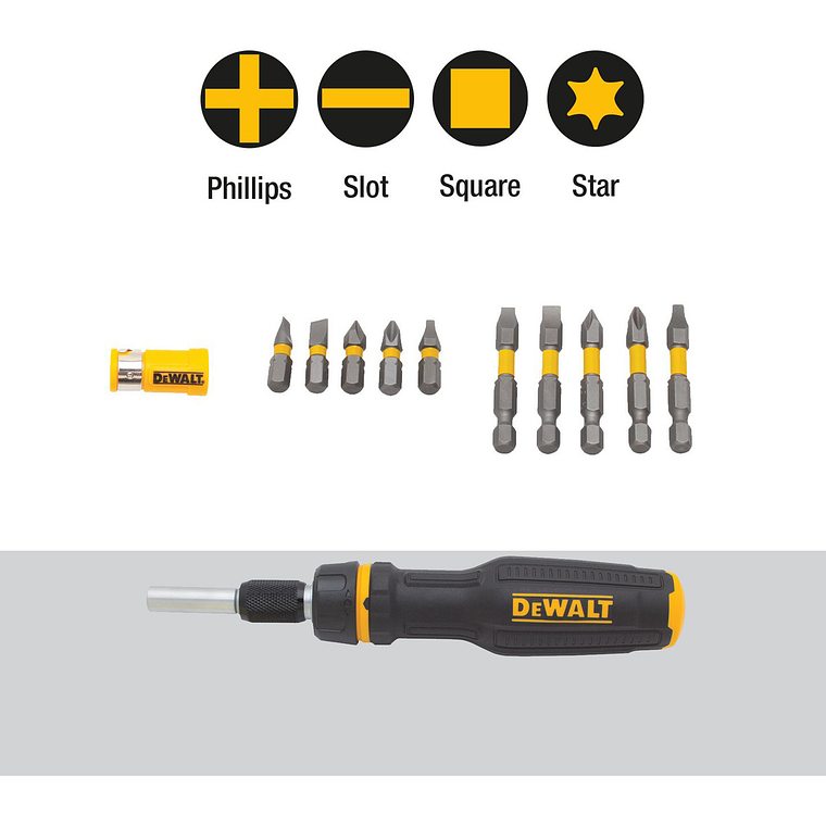 Set Destornillador Telescópico Multibroca Dewalt Dwht66567 4