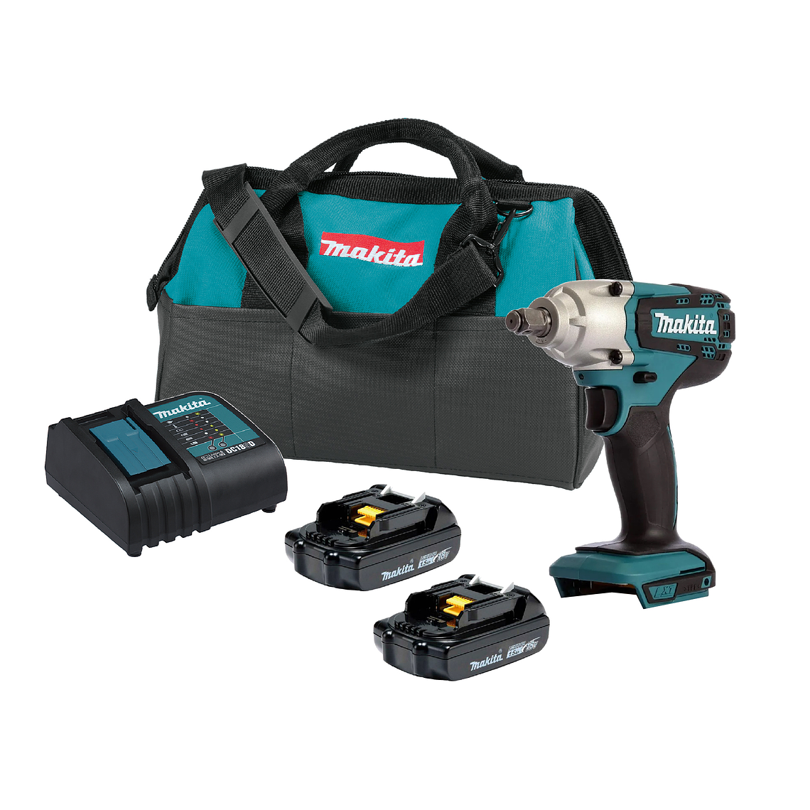 Llave De Impacto 1/2'' 18v Makita Dtw190z / 2 Baterias 2