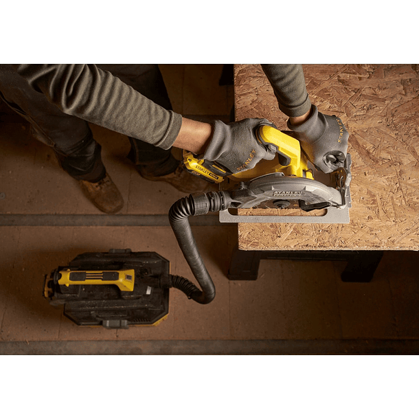 Sierra Circular 7-1/4 Inala. 20v Stanley Sbc550 Sin baterias 9