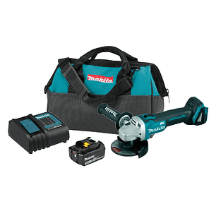 Esmeril Angular Inalámbrico 18v Makita Dga454z + 1 Bateria