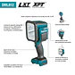 Linterna Inalámbrica Makita 18v 1.250lm DML812 Sin Batería - Miniatura 6