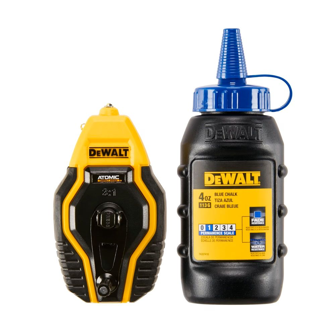 Tizador + Tiza Atomic Compact Series Tm Dewalt DWHT47258L 4