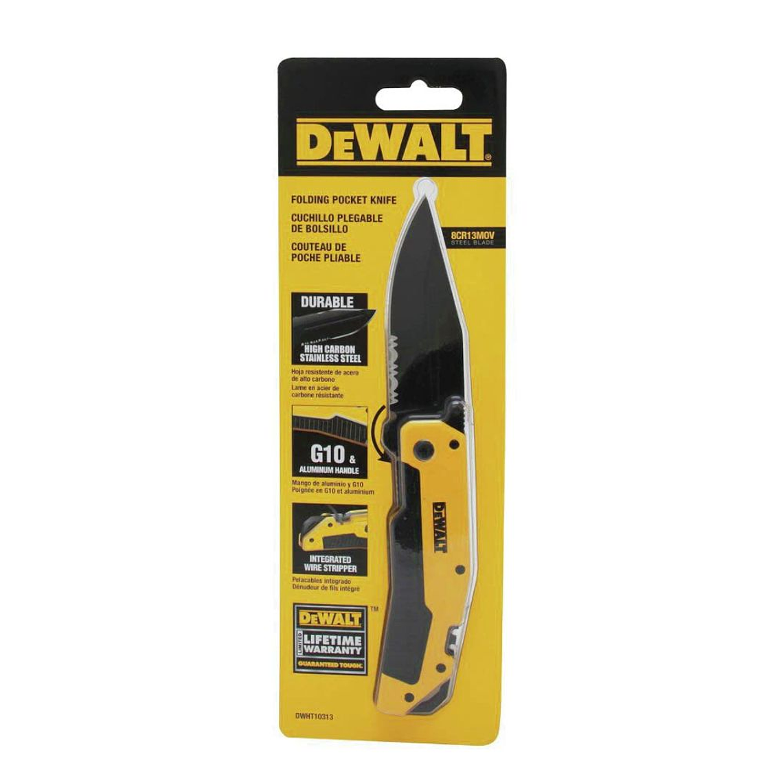 Cuchillo Plegable de Bolsillo Dewalt DWHT10313 2